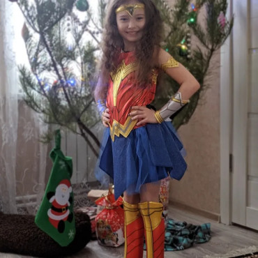 Disfraz wonder woman con accesorios