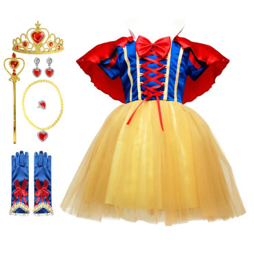 Disfraz tutú blancanieves princesas disney con o sin accesorios
