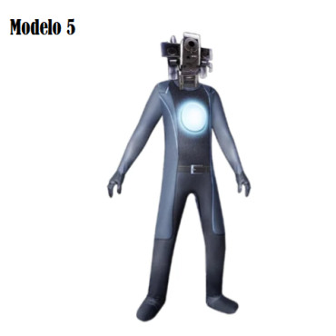 Disfraces mono malla Skibidi toilete vs camera man