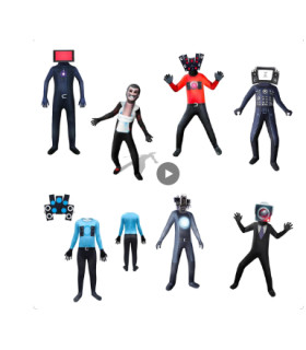 Disfraces mono malla Skibidi toilete vs camera man