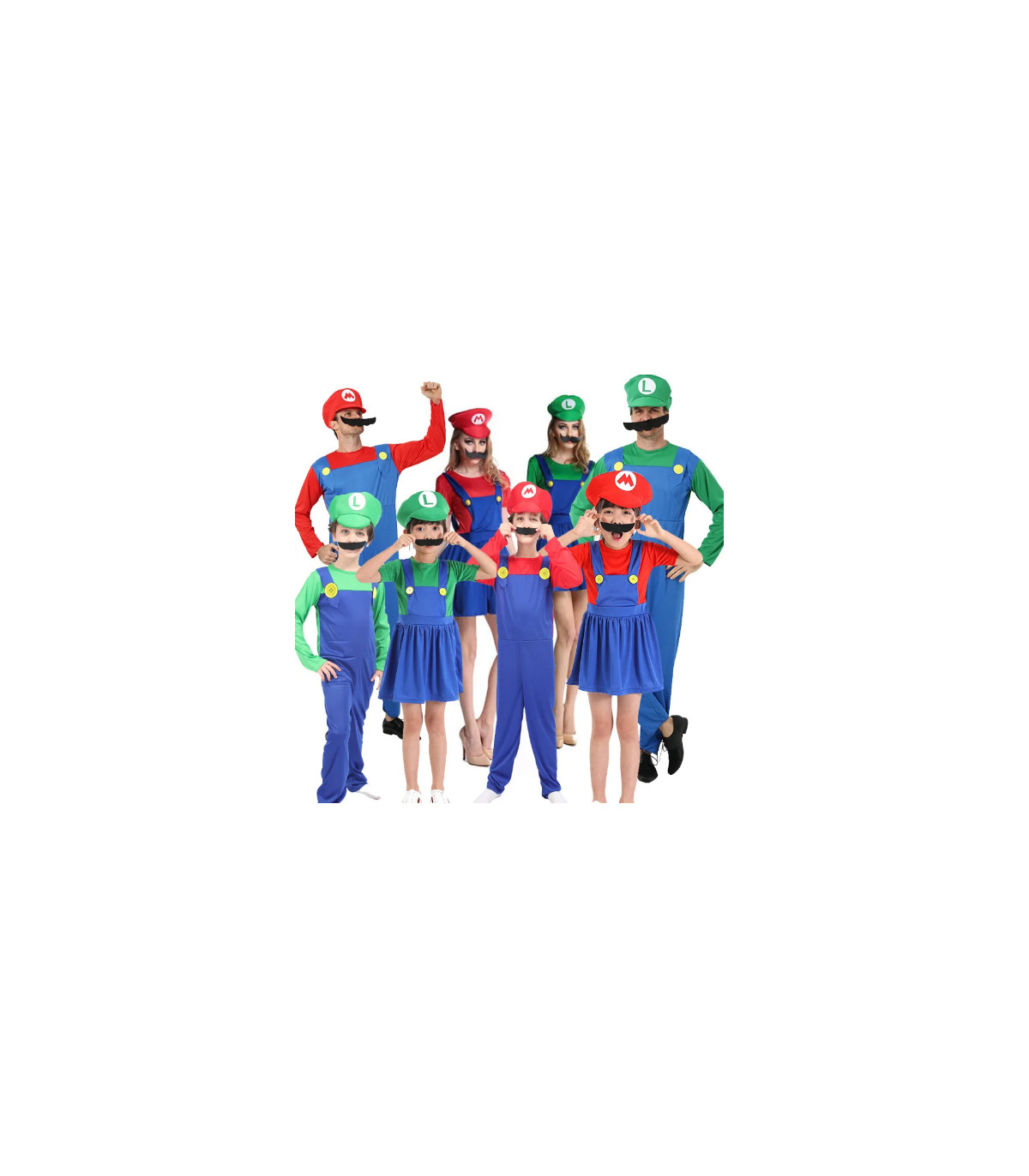 Disfraz Mario y Luigi