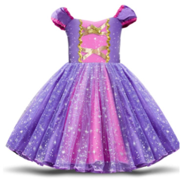 ¡Viste la Magia con el disfraz/Vestido de Rapunzel! Haz Realidad sus Sueños con Albithinia 🌸