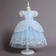 Disfraz vestido cenicienta princesa con corona