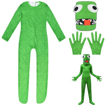 Disfraz malla Green Rainbow Friends