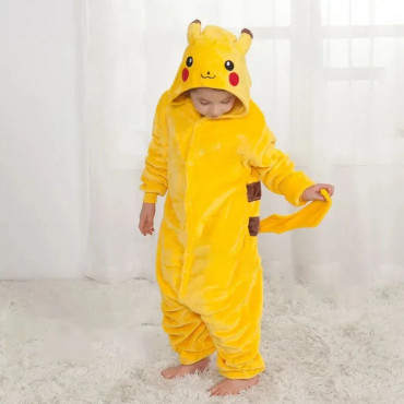 Disfraz tipo pijama Pikach Pokémon