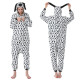Disfraz tipo pijama de perro dálmata