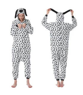 Disfraz tipo pijama de perro dálmata