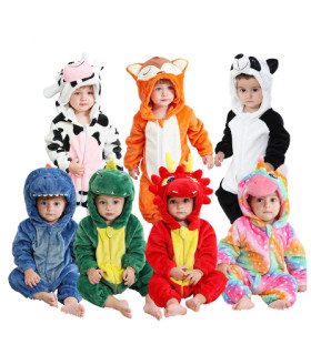 Disfraz tipo pijama de animales para bebé