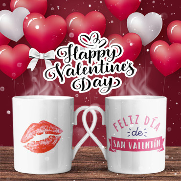 Taza San Valentín Beso