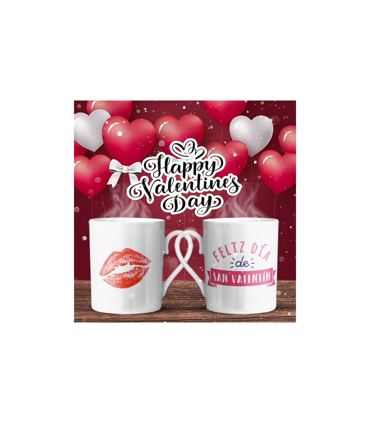 Taza San Valentín Beso
