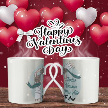 Taza San Valentín Vuelo