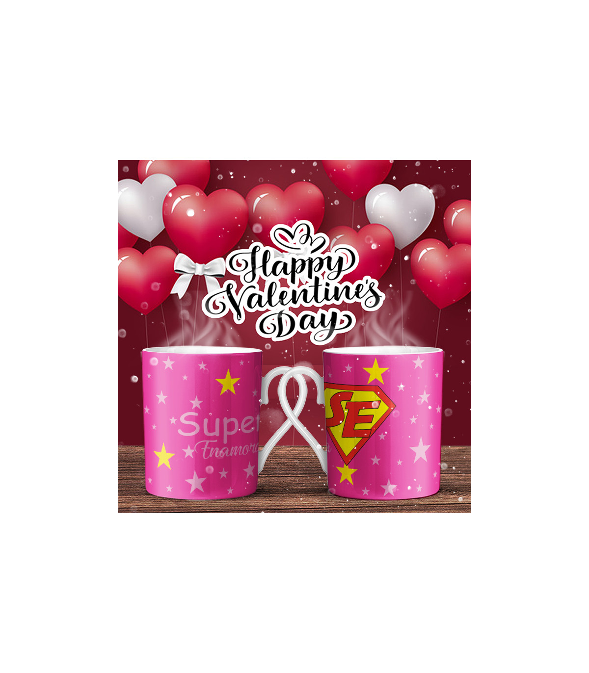 Taza San Valentín Superman