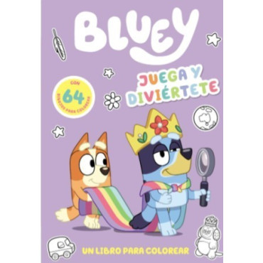 BLUEY JUEGA Y DIVIERTETE UN LIBRO PARA COLOREAR