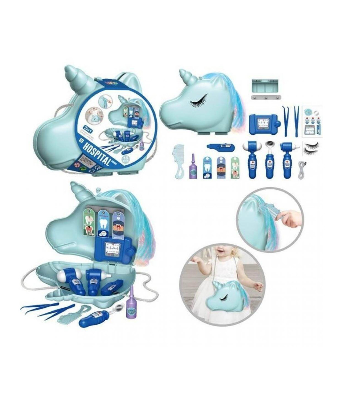 Maletín unicornio doctor