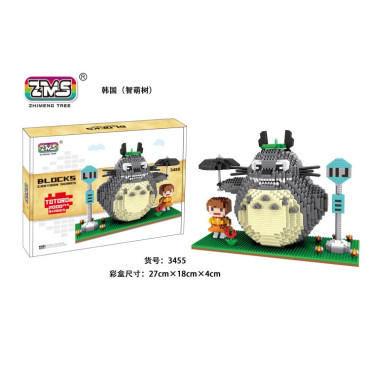 JUEGOS DE MESA   Bloques de construcción compatibles grandes marcas Mi vecino Totoro Bloques de costrucción tipo lego Mi vecino 