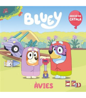 Avies de Bluey en Catalán - Libro Infantil Educativo y Divertido