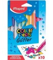 Rotuladores Maped Color'Peps Glitter: Colorea tu Mundo con 10 Destellos Mágicos