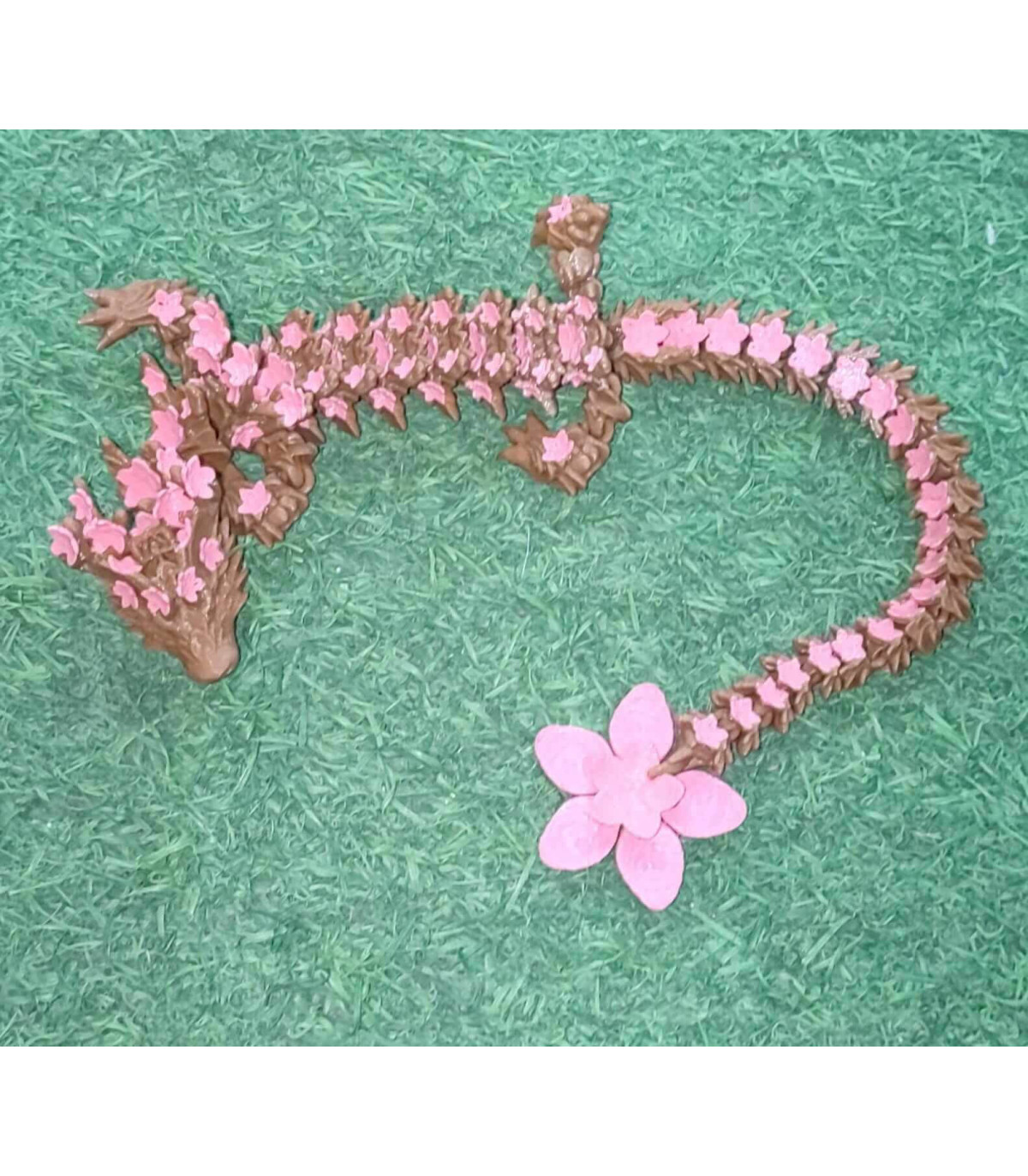 Compra Dragón de Sakura Articulado en 3D de 45cm | Albithinia