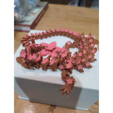 Compra Dragón de Sakura Articulado en 3D de 45cm | Albithinia