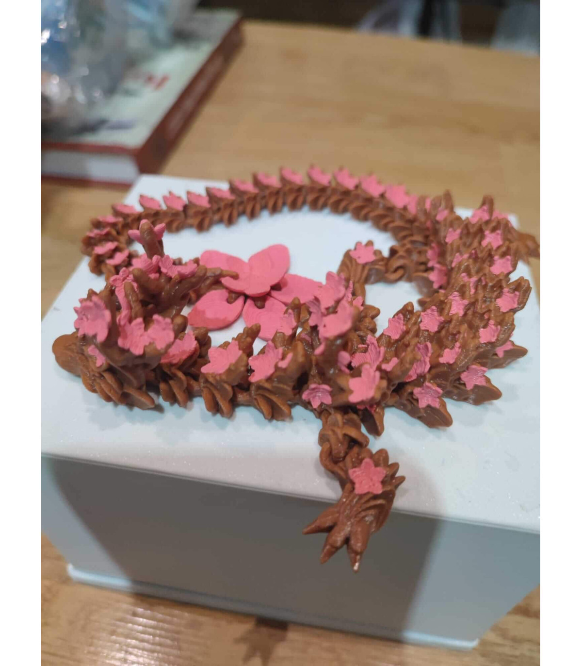 Compra Dragón de Sakura Articulado en 3D de 45cm | Albithinia