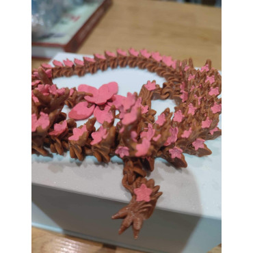 Compra Dragón de Sakura Articulado en 3D de 45cm | Albithinia