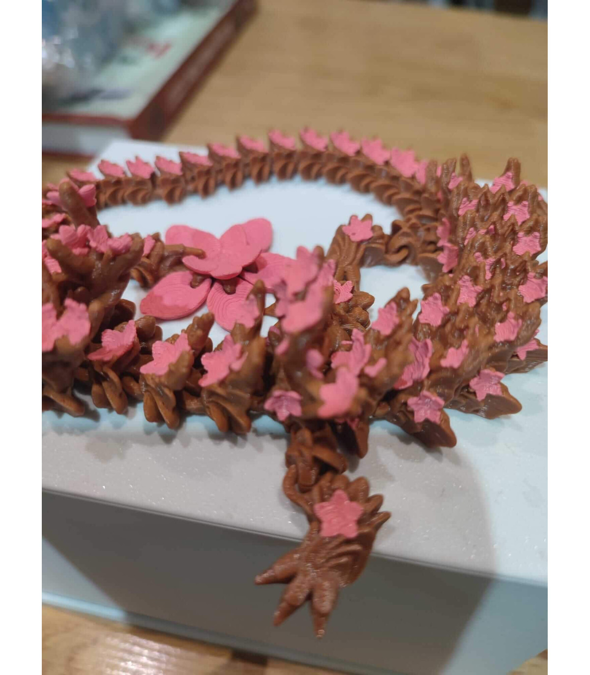 Compra Dragón de Sakura Articulado en 3D de 45cm | Albithinia