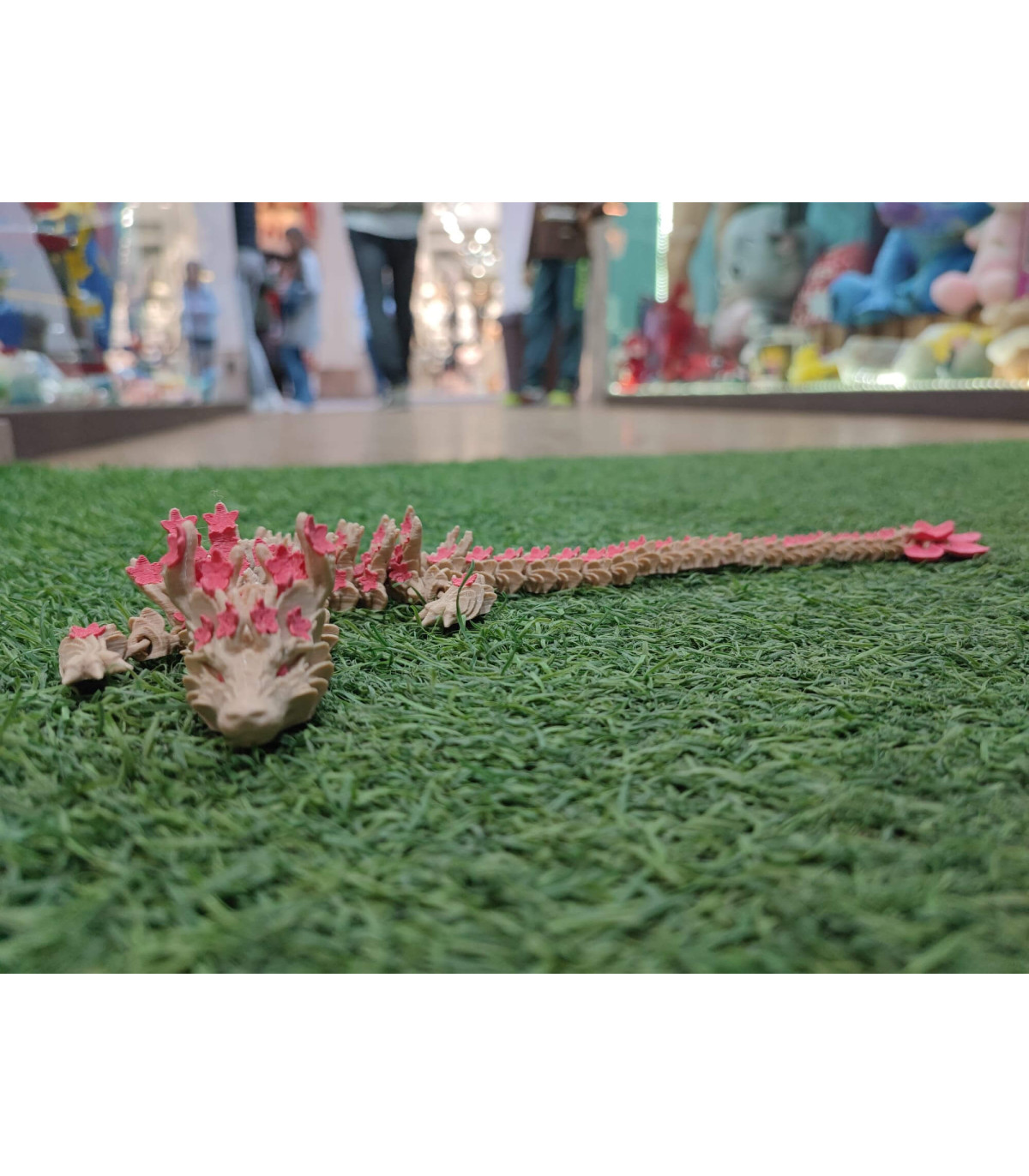 Compra Dragón de Sakura Articulado en 3D de 45cm | Albithinia