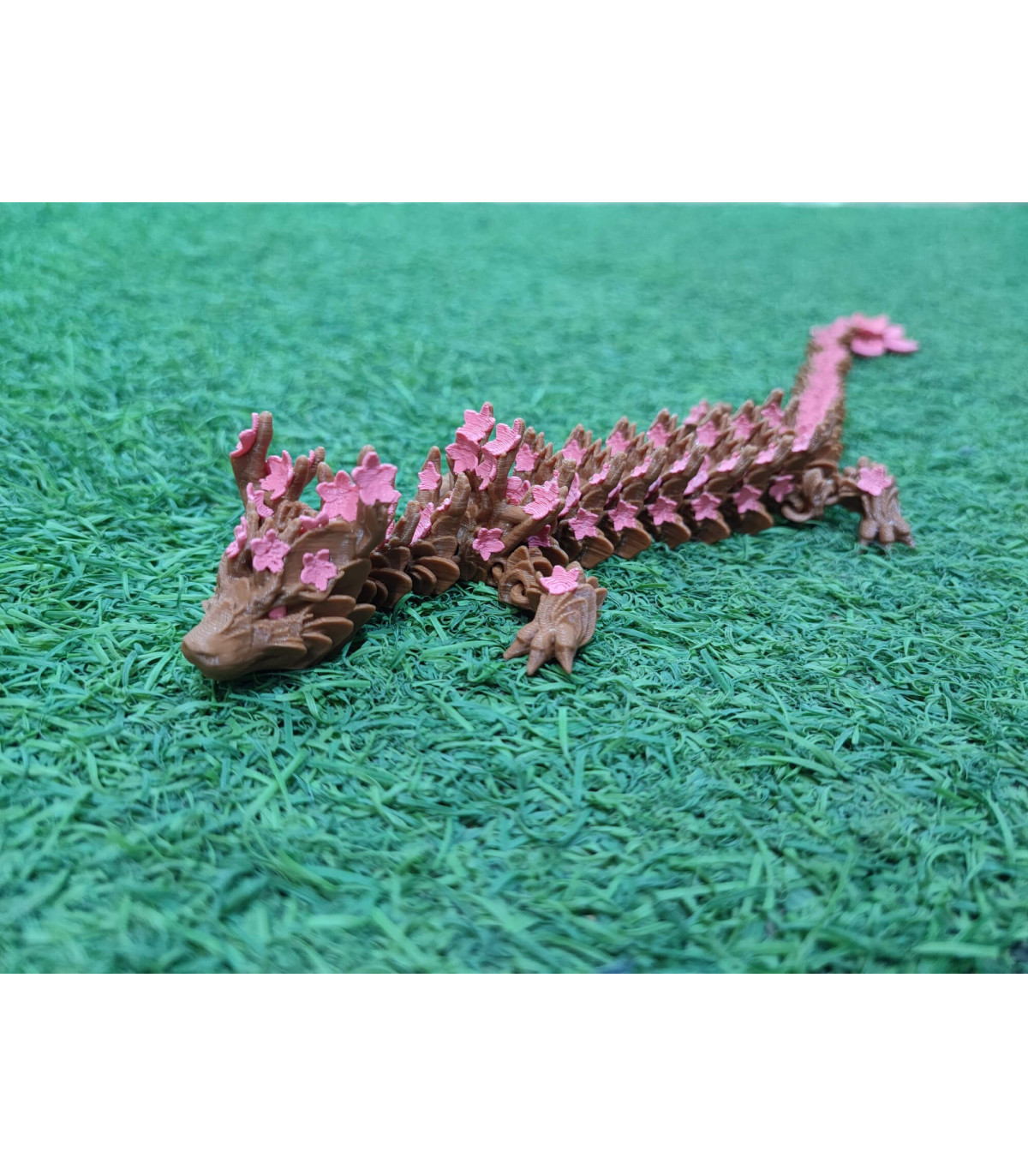 Compra Dragón de Sakura Articulado en 3D de 45cm | Albithinia