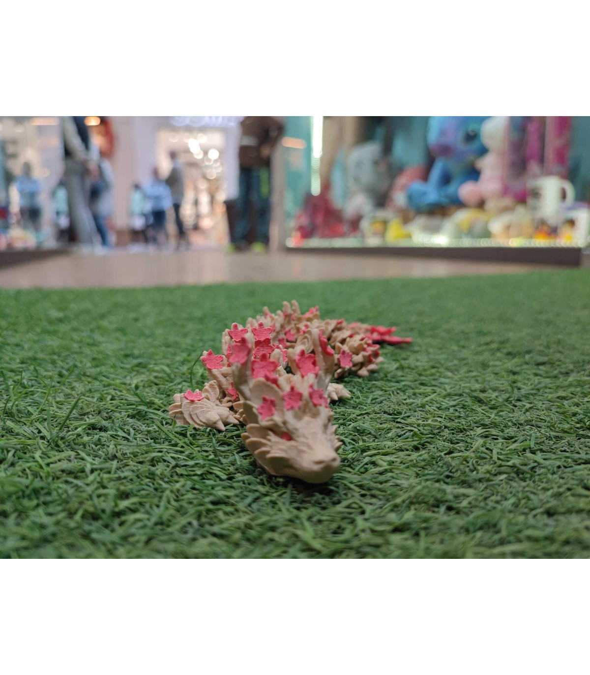 Compra Dragón de Sakura Articulado en 3D de 45cm | Albithinia