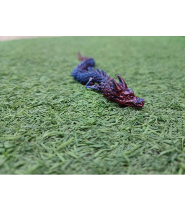 Dragón Articulado colores degradados  45cm Impresión 3D -