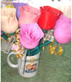 Rosas Impresas en 3D: Belleza Eterna, Aroma Envolvente y Sostenibilidad en un Solo Regalo estas son de 15cm