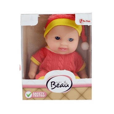 Lindo Bebé Baby Doll 14cm con Gorro de Dormir - 6 Surtidos |