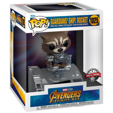 Funko Pop! Cohete de Barco Deluxe Marvel GOTG - Edición Especial: ¡