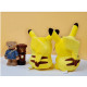 llavero de peluche pikachu de 15cm cara sonriente