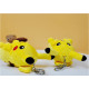 llavero de peluche pikachu de 15cm cara sonriente