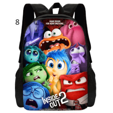 Mochilas Negras 38cm de Inside Out 2| Albithinia