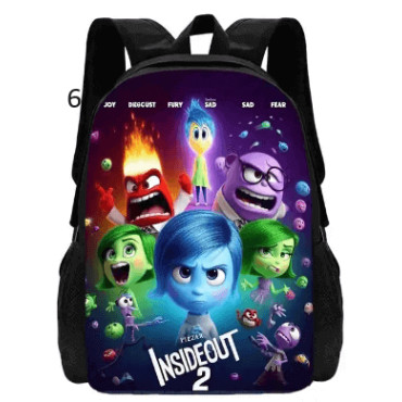 Mochilas Negras 38cm de Inside Out 2| Albithinia