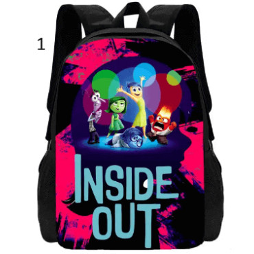 Mochilas Negras 38cm de Inside Out 2| Albithinia