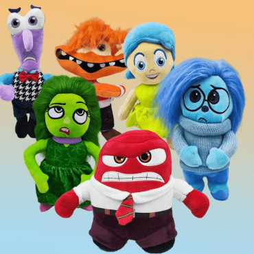 Peluches de Inside Out 2 – Emociones en Suave Compañía | Albithinia