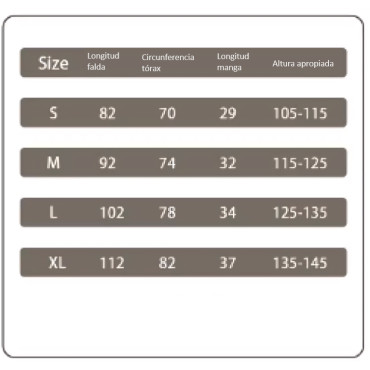 Disfraz Medieval Marrón con Gomas para Niña | Albithinia