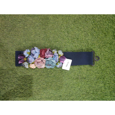 Cinturones elásticos de flores de varios colores