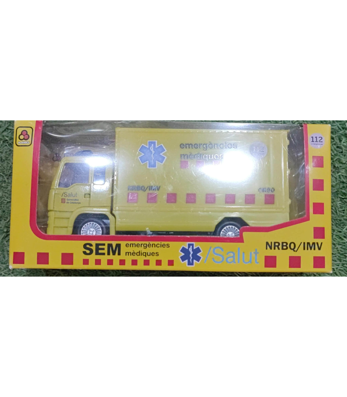 Camión de Emergencias Médicas SEM o Ambulancia de Juguete - Albithinia