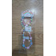 Set de collar y pulsera infantil de corazones rosas y azules