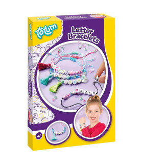 Juego de Crear Pulseras con Letras y Abalorios  | Albithinia