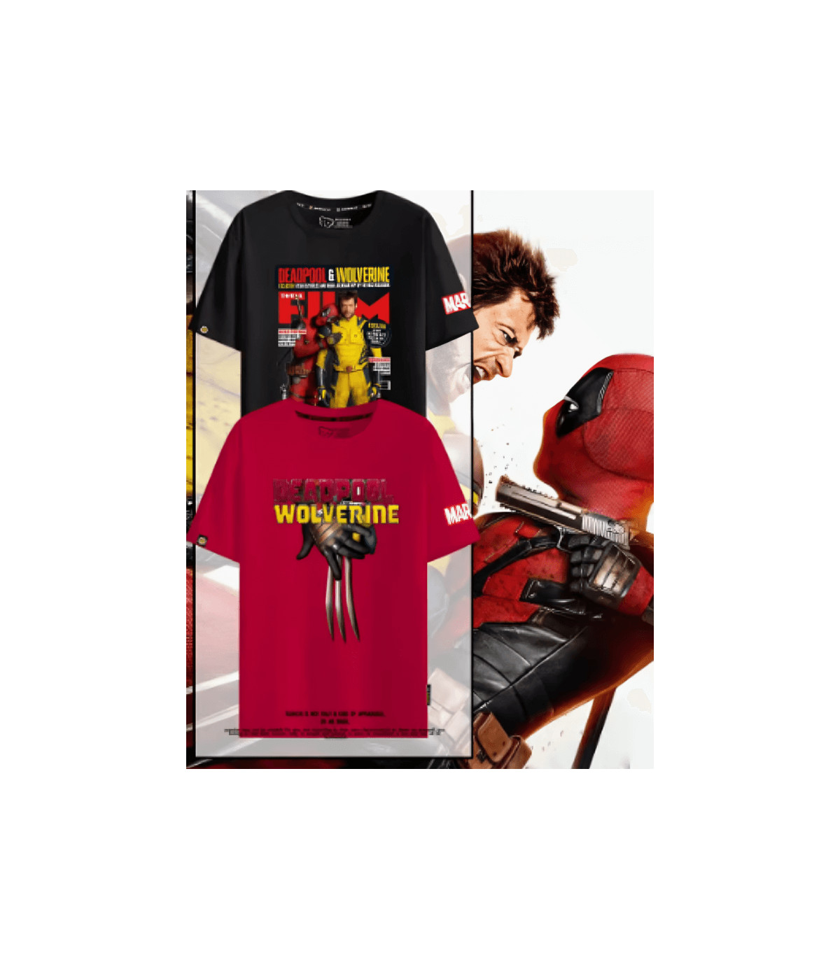 Compra Camisetas de Manga Corta Deadpool y Wolverine | Albithinia