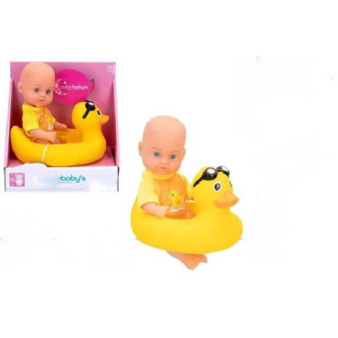 Muñeco Bebé con Patito 20cm | Juguete Adorable para Niños | Albithinia