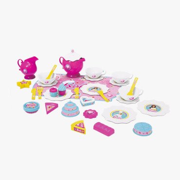 Set de té de 31 piezas de Barbie - Juguetes y Accesorios para Niñas