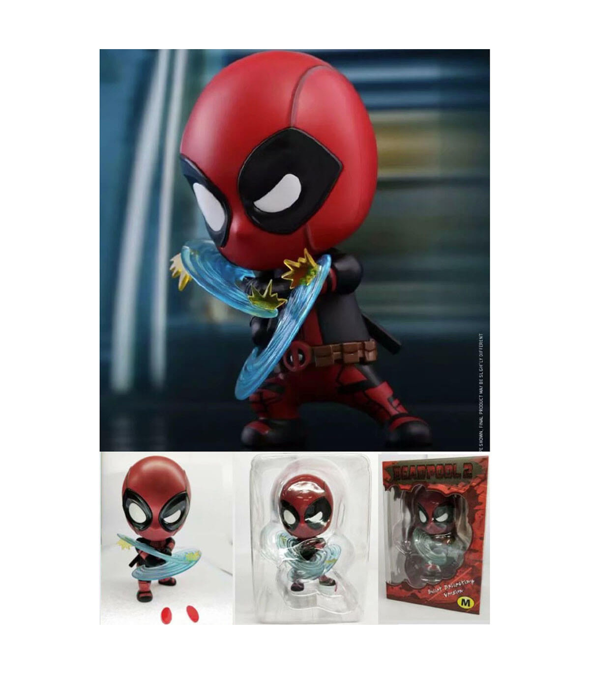 Figura Deadpool anime - estilo Funko - Coleccionismo