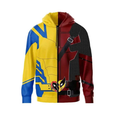 Sudadera con Capucha de Cosplay de Lobezno-de Deadpool