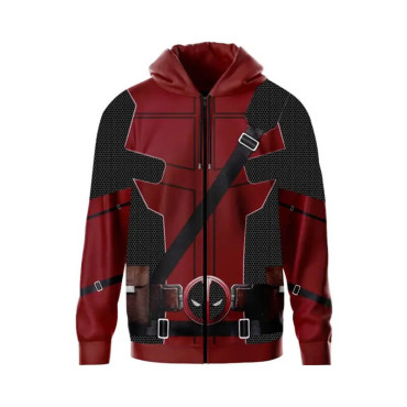 Sudadera con Capucha de Cosplay de Lobezno de Deadpool - Disfraz Unisex de Superhéroe 3D